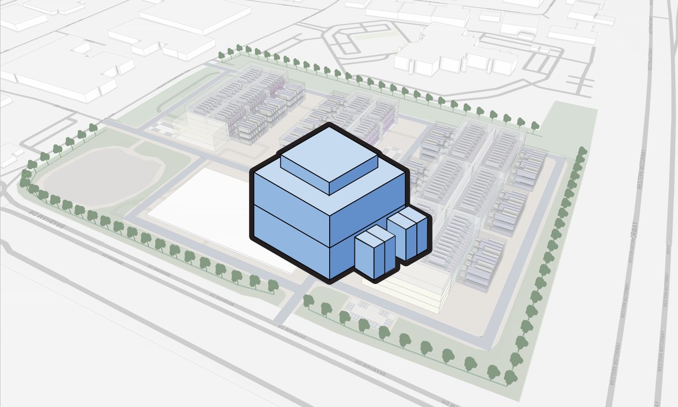 Data center feasibility scheme generated in PODIUM